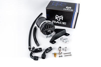 A90/A91 Billet Catch Can Kit w/ Fittings and Bracket