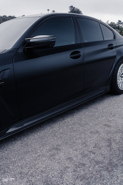 V2 Carbon Fiber Side Skirt Replacements – BMW G80 M3