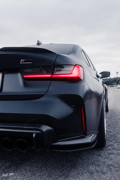 G8X M3/M4 - Carbon Fiber Rear Bumper Extensions - G80 M3/G82 M4/G83 M4