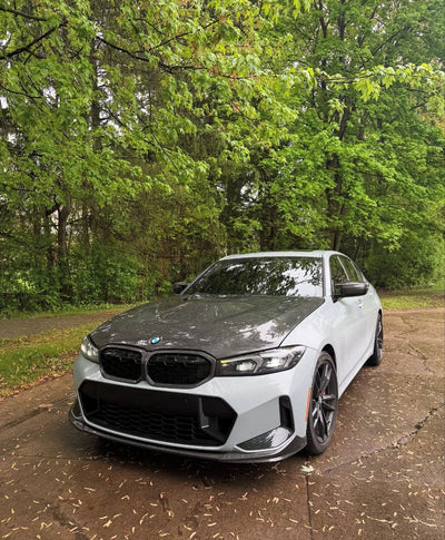 Cen‑Cal Motorsport J‑Style 3‑Piece Carbon Fiber Front Lip – BMW G20 3‑Series LCI