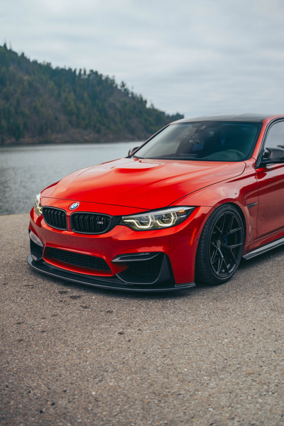 F80 M3 / F82 F83 M4 K Style Carbon Fiber Front Lip F8X