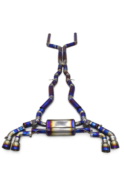 F90 M5 Cen-Cal Valved Catback Exhaust - Titanium