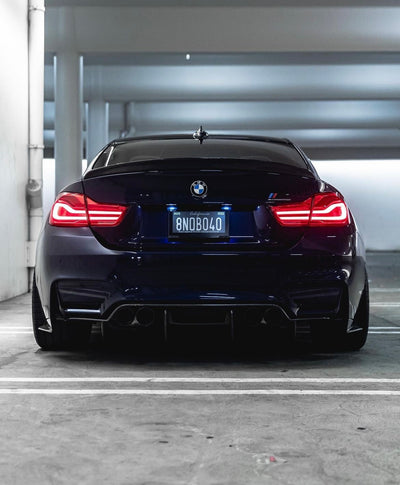 F82 M4 3D Style Carbon Fiber Trunk Spoiler