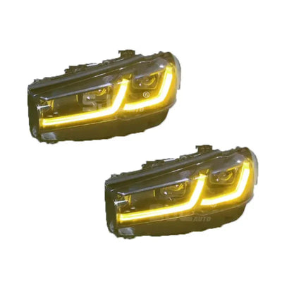 CenCal Black Eyebrow Laser Headlights for BMW 5 Series G30/G38 (2021–2023)