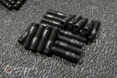 44mm Black Race Stud Kit 12×1.5