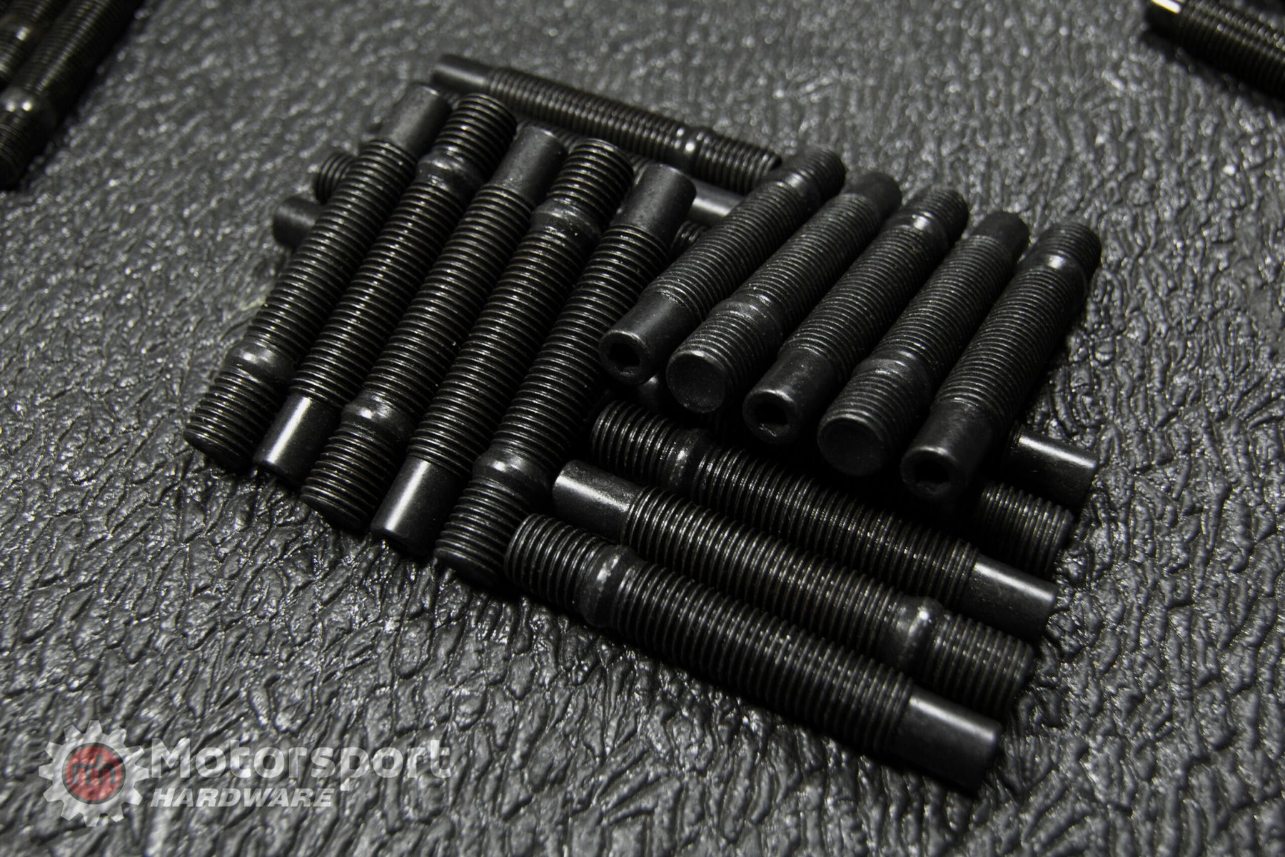 75mm Black Race Stud Kit 12×1.5