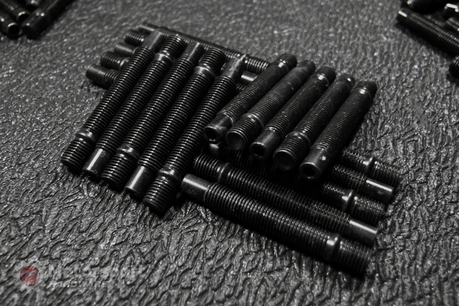 90mm Black Race Stud Kit 12×1.5