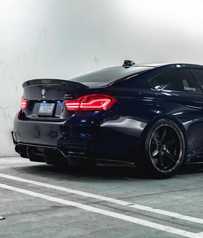 F82 M4 3D Style Carbon Fiber Trunk Spoiler