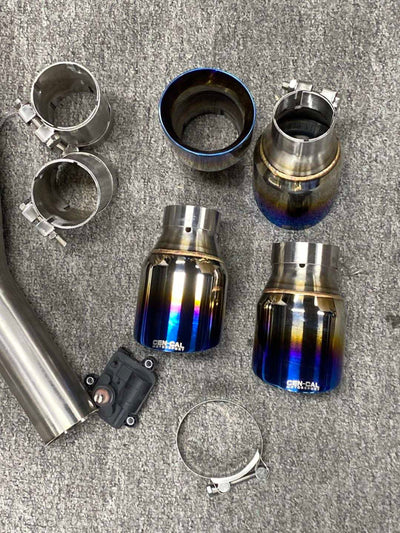 F90 M5 Cen-Cal Valved Catback Exhaust - Titanium
