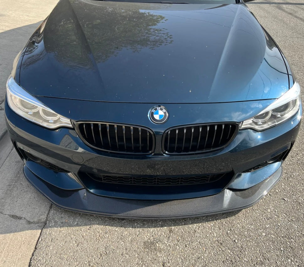 F3X 4 Series J Style Carbon Fiber Front Lip - F32/F33/F36