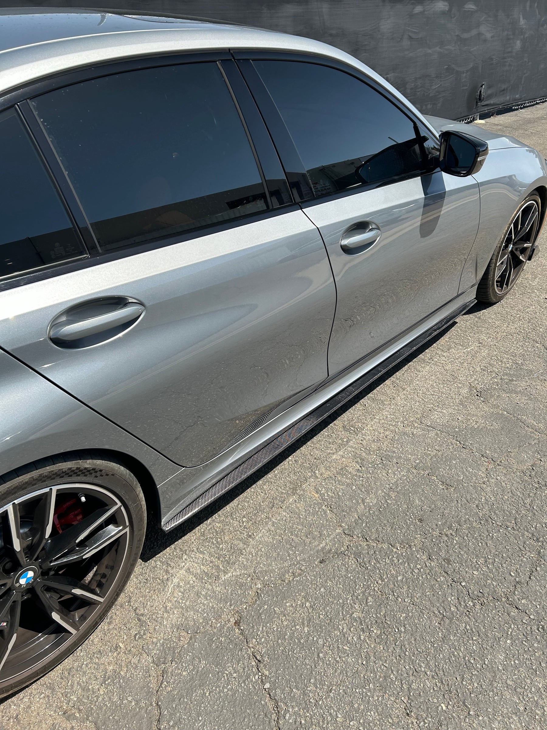 G20 CSMT Style Carbon Fiber Side Skirt Extensions - 3 Series