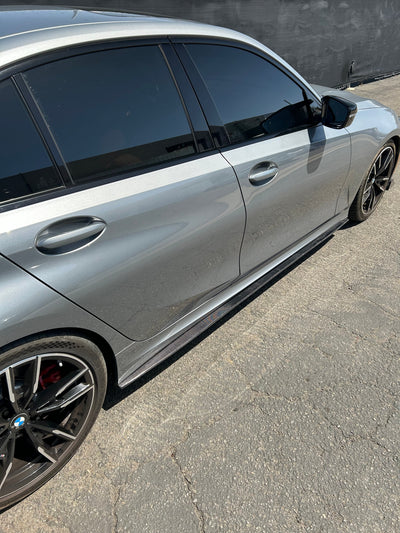 G20 CSMT Style Carbon Fiber Side Skirt Extensions - 3 Series