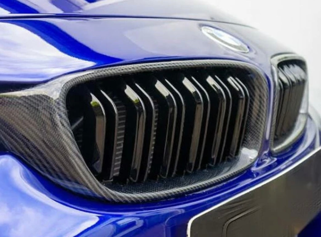 F3X 4 Series Carbon Fiber Kidney Grill Covers - F32/F33/F36