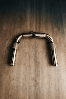 BMW S68 G90/G99 M5 CENCAL Free Flow Race Downpipes - G90 M5/G99 M5