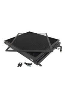 CSF BMW F8X M3/M4 Front Mount Heat Exchanger w/ rock guard - Black