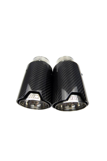 Carbon Fiber Dual Exhaust Tips E and F series