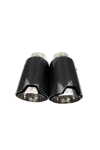 Carbon Fiber Dual Exhaust Tips E and F series
