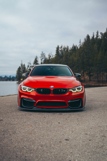 Carbon Fiber V2 Upper Splitter Covers for BMW F80 M3 and F82/F83 M4