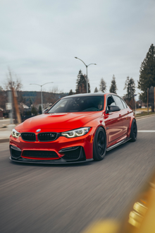 Carbon Fiber V2 Upper Splitter Covers for BMW F80 M3 and F82/F83 M4