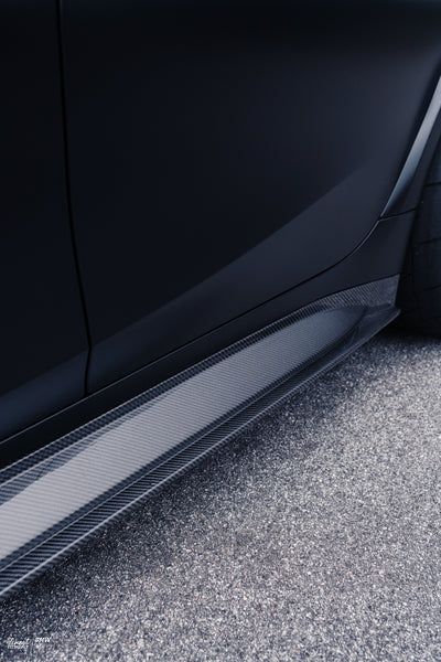 V2 Carbon Fiber Side Skirt Replacements – BMW G80 M3