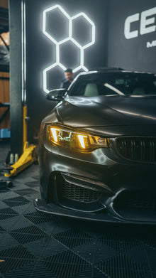 Snake Eye Color-Switching LED Headlights — F80/F82/F32 (Yellow/White DRLs)