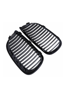 E9X gloss black single slat kidney grill