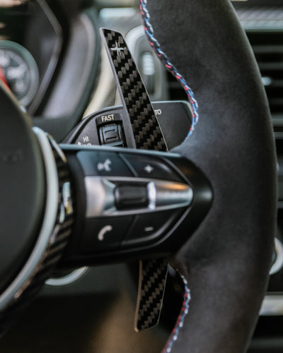 F Series Magnetic Carbon Fiber Paddle Shifters – BMW F8X/F3X/F2X