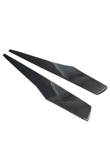 F30 V Style Carbon Fiber Side Skirt Extentions