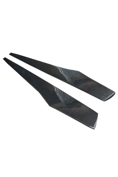 F30 V Style Carbon Fiber Side Skirt Extentions