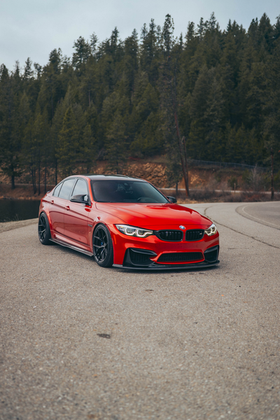 F80 M3 / F82 F83 M4 K Style Carbon Fiber Front Lip F8X