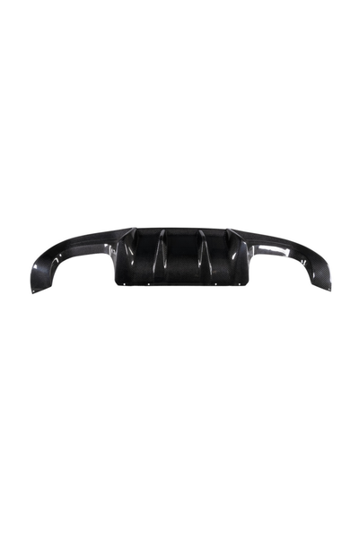 F87 M2 A Style Carbon Fiber Rear Diffuser