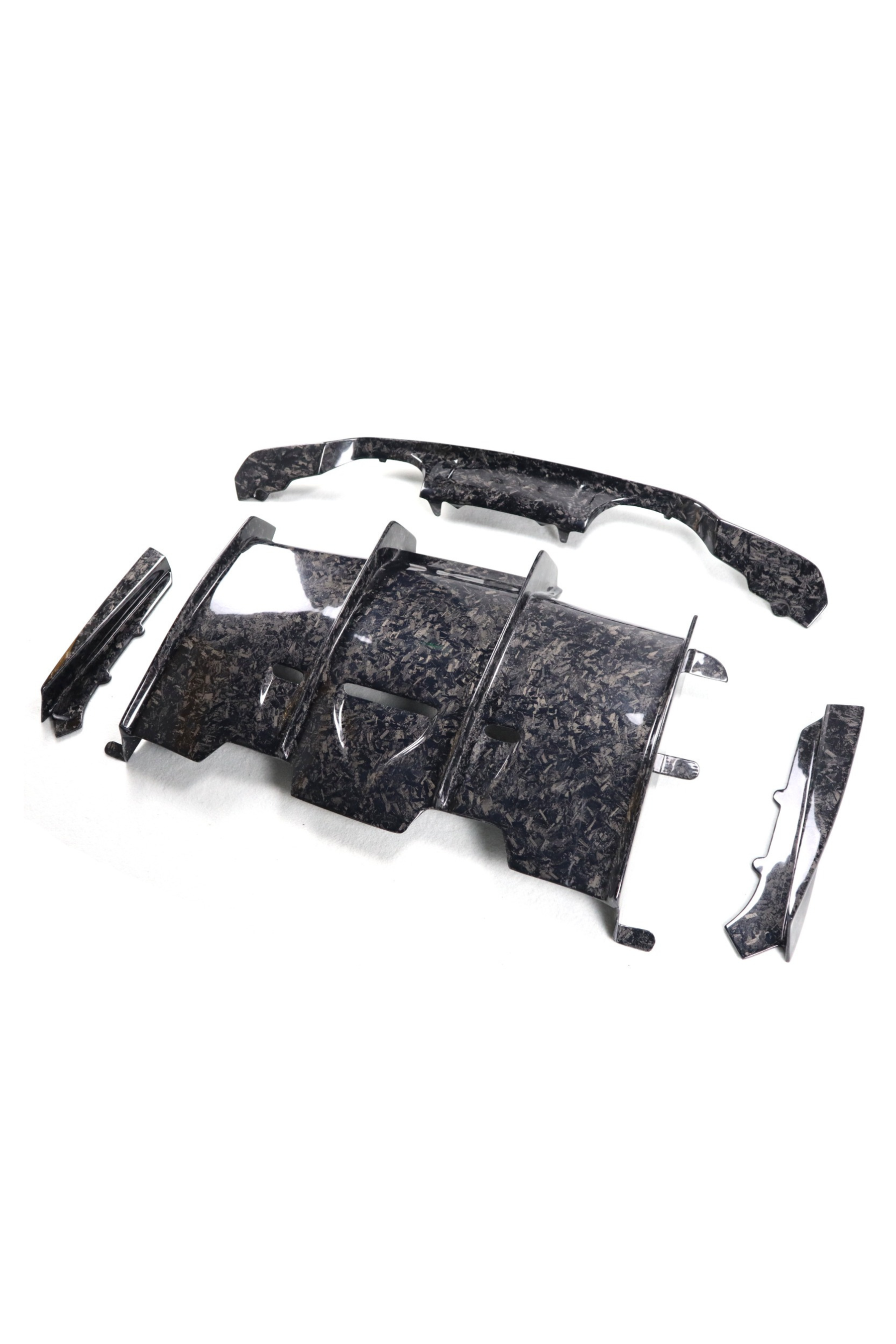F8X Forged Carbon Fiber PSM 4PC Diffuser