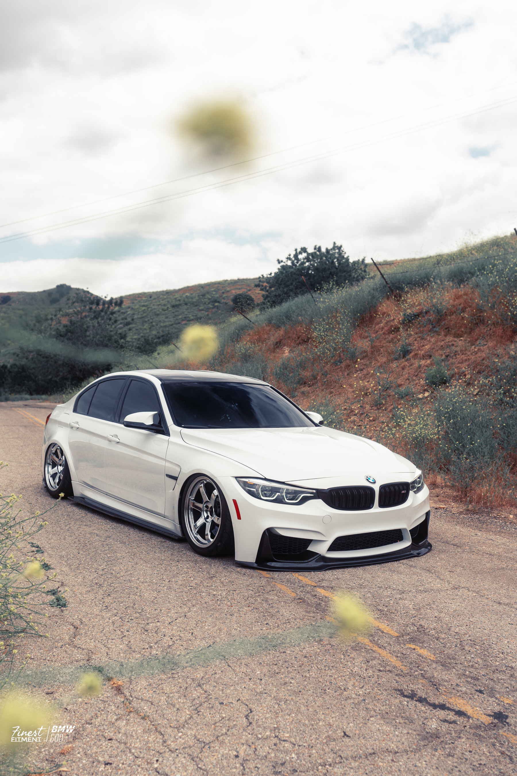 F8X M3/M4 V Style Carbon Fiber Front Lip
