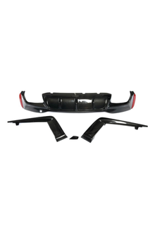 F90 M5 3D Style Carbon Fiber Rear Diffuser