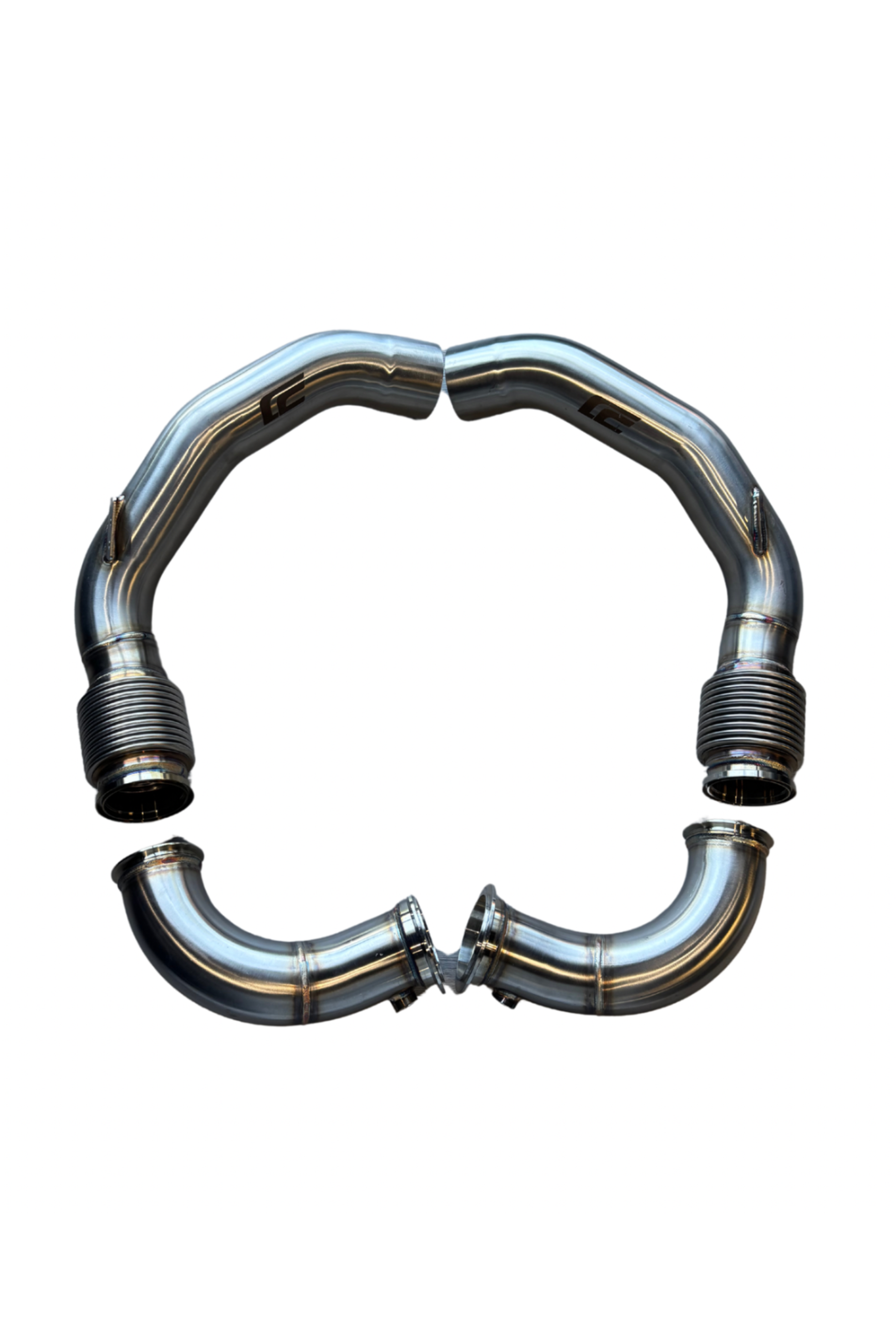 F90 M5 & F91/F92/F93 M8 S63R Cen-Cal Catless Downpipes (Primary & Secondary)