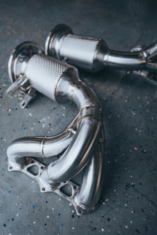 High-Flow Race EQL Headers – Porsche 992 GT3 / GT3 RS (T304 Stainless Steel)