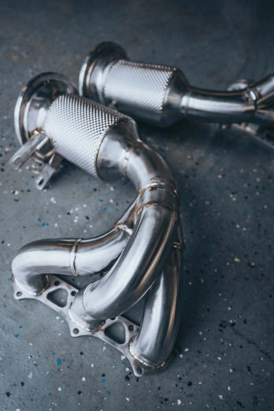 High-Flow Race EQL Headers – Porsche 992 GT3 / GT3 RS (T304 Stainless Steel)