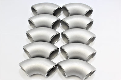 KLM 2″ Schedule 10 90 Degree Elbows 304 Stainless Steel