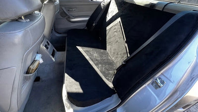 06-13 BMW E90 Rear Seat Delete Suede