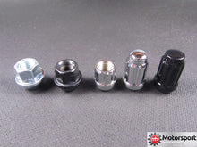 90mm Black Race Stud Kit 14×1.5