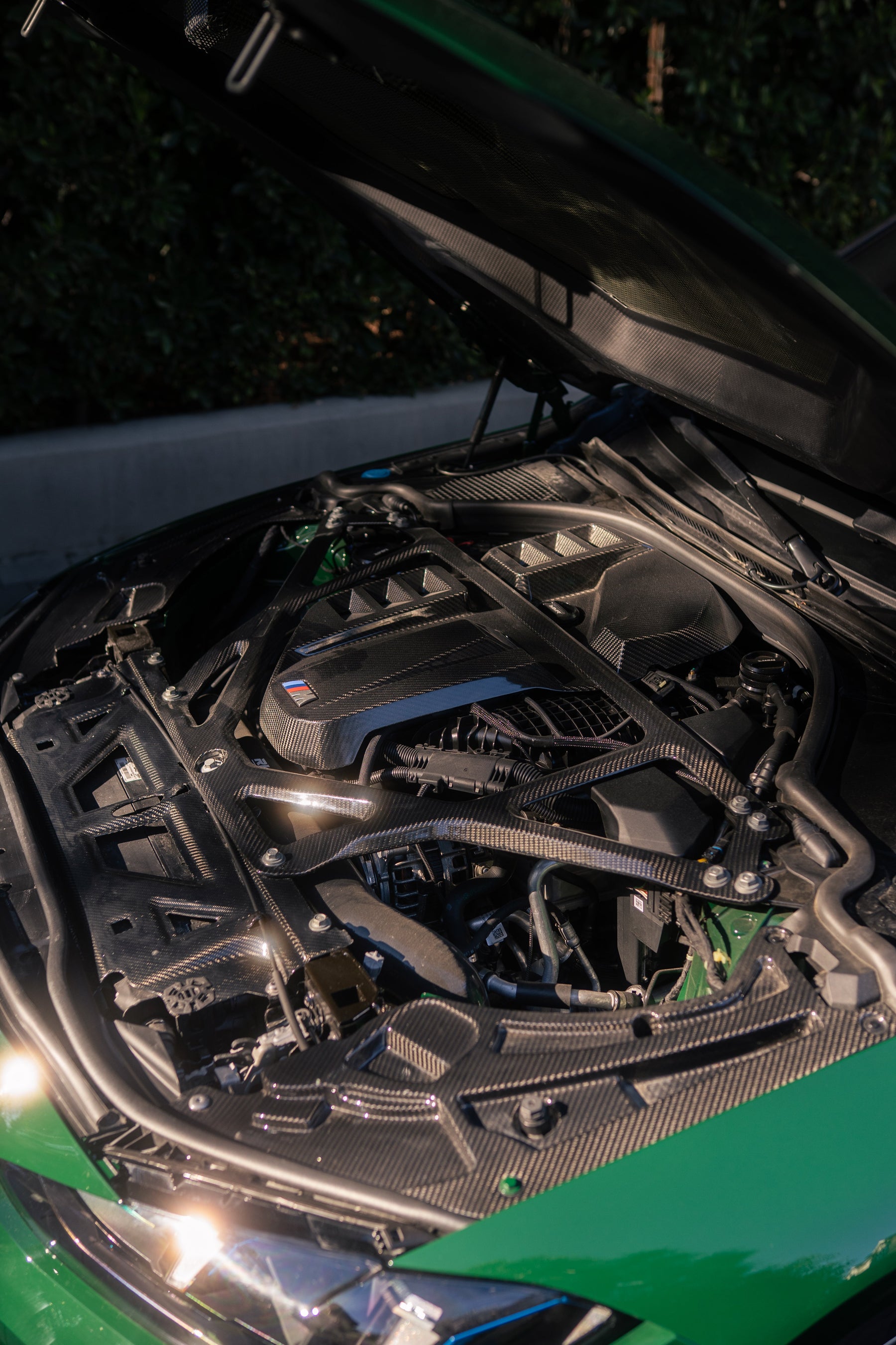 Cen-Cal Motorsport Carbon Fiber Engine Bay Shrouds – BMW G80 M3 / G82 G83 M4