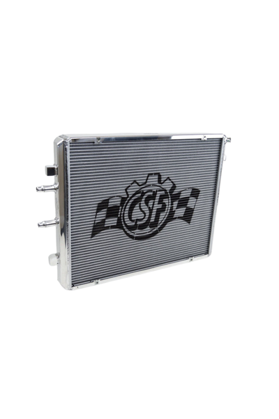 CSF BMW F8X M3/M4 Front Mount Heat Exchanger w/ rock guard - Silver