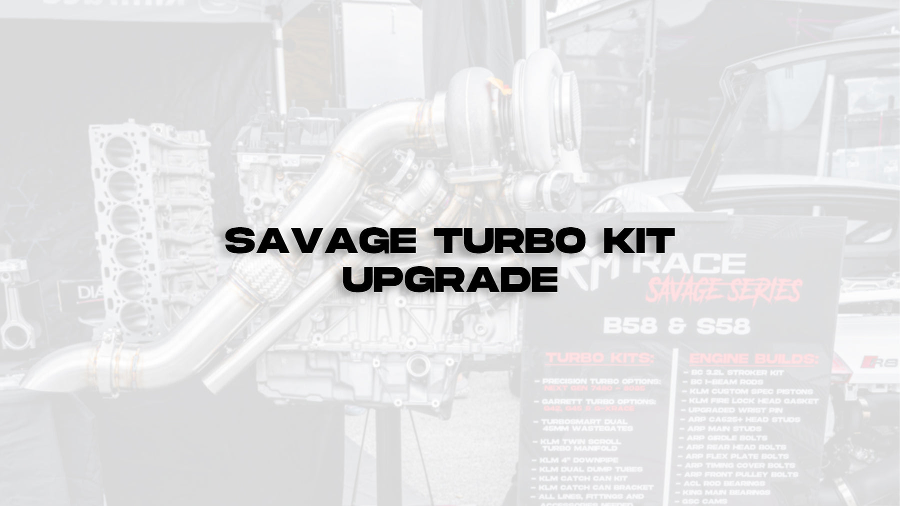 SAVAGE Turbo Kit Upgrade