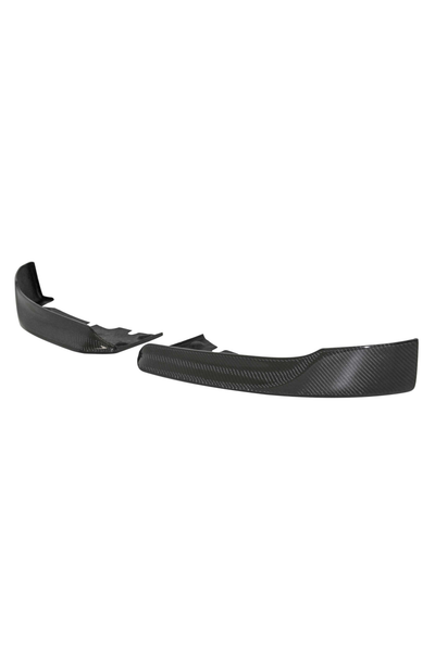 TR-Style Carbon Fiber Front Lip Spoiler for BMW E92 Coupe (2007-2010)