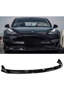 Tesla Model 3 - G Style Gloss Black Front Lip