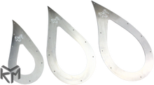 KLM Tear Drop exhaust Trim Plate 1.5-2″ Tube