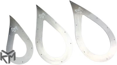 KLM Tear Drop exhaust Trim Plate 3.5-4″ Tube