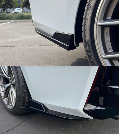 G20 3 Series Gloss Black MP Rear Bumper Splitters