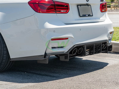 BMW F8X M3 M4 Exotics V2 Style CF Rear Diffuser