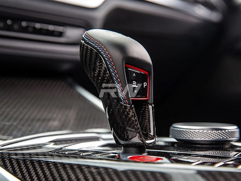 BMW Carbon Fiber Gear Selector Cover